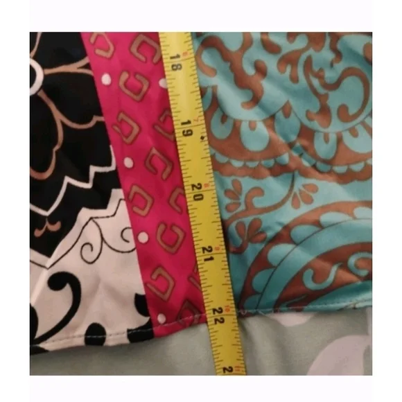 The Limited Red and Blue Paisley Blouse - Picture 12 of 12